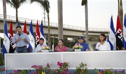 Gobierno Sandinista inaugura Paso a Desnivel Nejapa