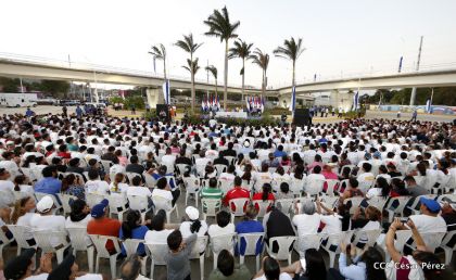 Gobierno Sandinista inaugura Paso a Desnivel Nejapa