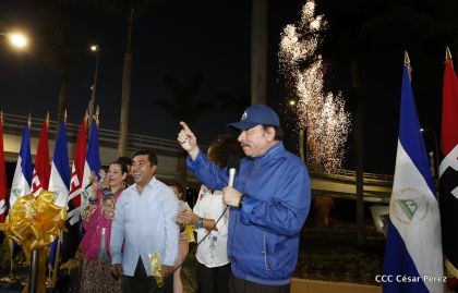 Gobierno Sandinista inaugura Paso a Desnivel Nejapa
