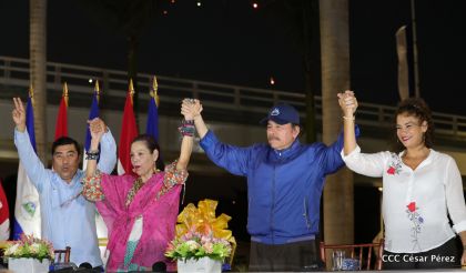 Gobierno Sandinista inaugura Paso a Desnivel Nejapa