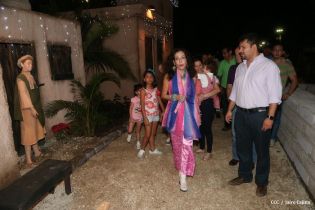 Compañera Rosario supervisa instalación de Ciudad Belén y Parque de la Niñez Feliz  