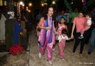 Compañera Rosario supervisa instalación de Ciudad Belén y Parque de la Niñez Feliz  