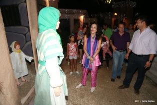 Compañera Rosario supervisa instalación de Ciudad Belén y Parque de la Niñez Feliz  