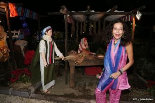 Compañera Rosario supervisa instalación de Ciudad Belén y Parque de la Niñez Feliz  