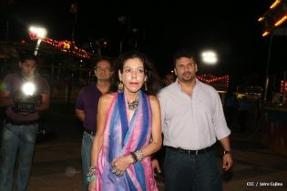 Compañera Rosario supervisa instalación de Ciudad Belén y Parque de la Niñez Feliz  