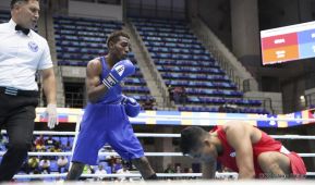 Pre-Panamericano de boxeo olímpico en el polideportivo Alexis Argüello