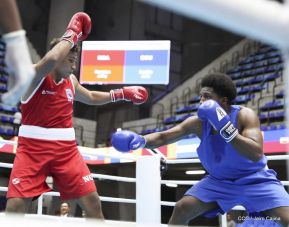 Pre-Panamericano de boxeo olímpico en el polideportivo Alexis Argüello