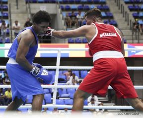 Pre-Panamericano de boxeo olímpico en el polideportivo Alexis Argüello