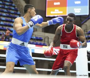 Pre-Panamericano de boxeo olímpico en el polideportivo Alexis Argüello