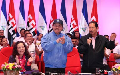 Nicaragüenses conmemoran Aniversario de Tomás Borge y el Día Internacional de los Trabajadores
