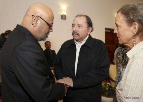  Nuevos embajadores entregaron cartas credenciales al presidente Daniel Ortega