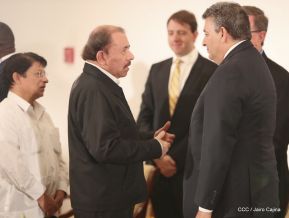  Nuevos embajadores entregaron cartas credenciales al presidente Daniel Ortega
