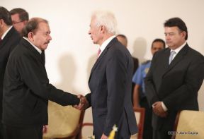  Nuevos embajadores entregaron cartas credenciales al presidente Daniel Ortega