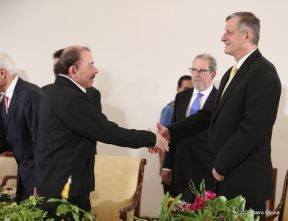  Nuevos embajadores entregaron cartas credenciales al presidente Daniel Ortega