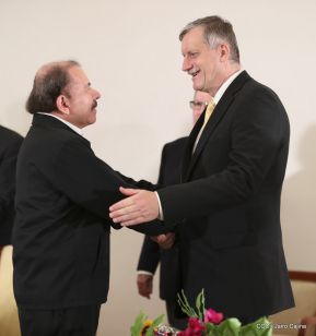  Nuevos embajadores entregaron cartas credenciales al presidente Daniel Ortega