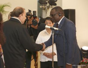  Nuevos embajadores entregaron cartas credenciales al presidente Daniel Ortega