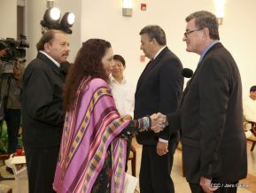  Nuevos embajadores entregaron cartas credenciales al presidente Daniel Ortega