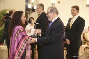  Nuevos embajadores entregaron cartas credenciales al presidente Daniel Ortega