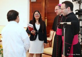  Nuevos embajadores entregaron cartas credenciales al presidente Daniel Ortega