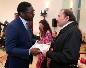  Nuevos embajadores entregaron cartas credenciales al presidente Daniel Ortega