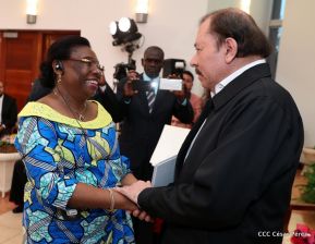  Nuevos embajadores entregaron cartas credenciales al presidente Daniel Ortega