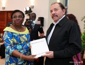  Nuevos embajadores entregaron cartas credenciales al presidente Daniel Ortega