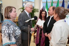  Nuevos embajadores entregaron cartas credenciales al presidente Daniel Ortega