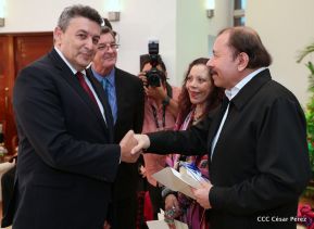  Nuevos embajadores entregaron cartas credenciales al presidente Daniel Ortega