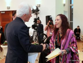  Nuevos embajadores entregaron cartas credenciales al presidente Daniel Ortega