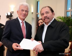  Nuevos embajadores entregaron cartas credenciales al presidente Daniel Ortega