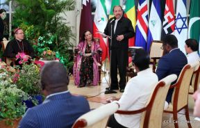  Nuevos embajadores entregaron cartas credenciales al presidente Daniel Ortega