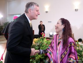  Nuevos embajadores entregaron cartas credenciales al presidente Daniel Ortega
