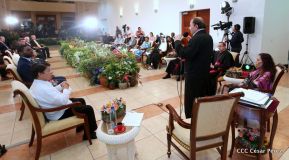  Nuevos embajadores entregaron cartas credenciales al presidente Daniel Ortega