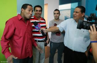 Previo verbal del combate entre "El Matador" Mayorga y "Checho" Ortiz