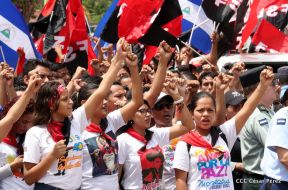 Conmemoración del 124 aniversario natal del general Augusto C. Sandino