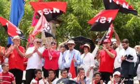 Conmemoración del 124 aniversario natal del general Augusto C. Sandino
