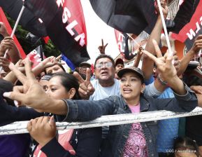 Conmemoración del 124 aniversario natal del general Augusto C. Sandino