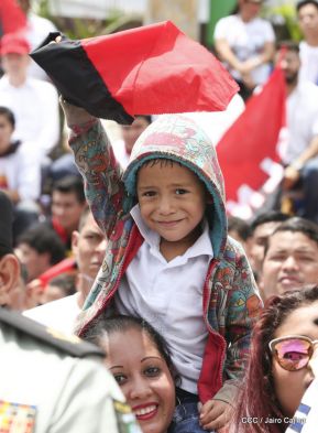 Conmemoración del 124 aniversario natal del general Augusto C. Sandino