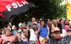 Conmemoración del 124 aniversario natal del general Augusto C. Sandino