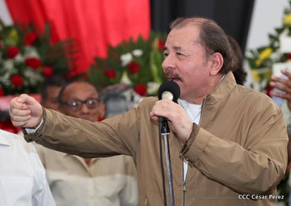 Presidente Daniel condecora póstumamente al compañero Raúl Venerio