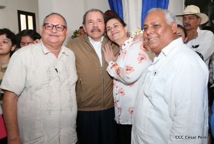 Presidente Daniel condecora póstumamente al compañero Raúl Venerio