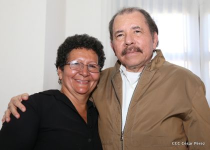 Presidente Daniel condecora póstumamente al compañero Raúl Venerio