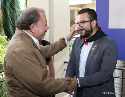 Presidente Daniel condecora póstumamente al compañero Raúl Venerio