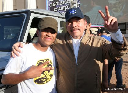 Presidente Daniel condecora póstumamente al compañero Raúl Venerio