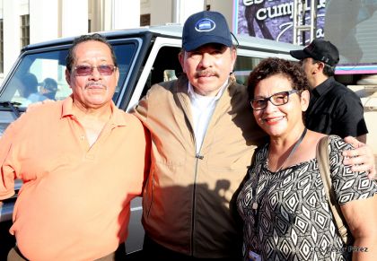 Presidente Daniel condecora póstumamente al compañero Raúl Venerio