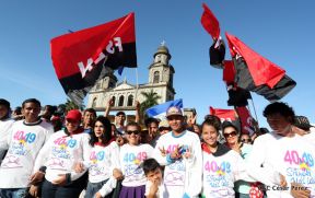 Homenaje al héroe del amor Bismarck Martínez
