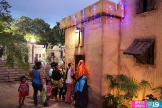 Familias visitan con devoción Ciudad Belén