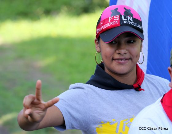 Así se conmemoró 40 años del repliegue de Diriamba a San Gregorio