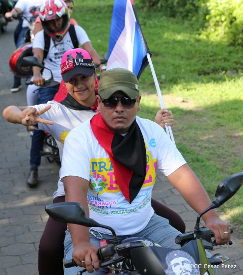 Así se conmemoró 40 años del repliegue de Diriamba a San Gregorio