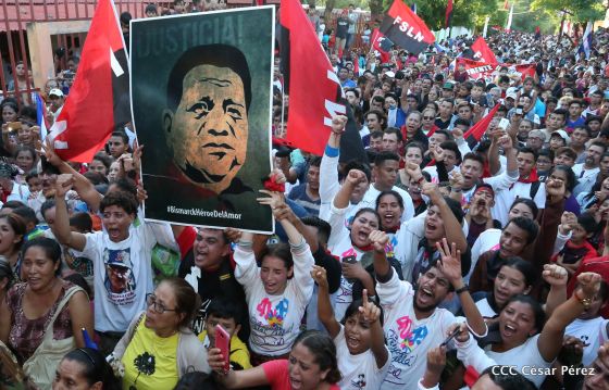 Así se conmemoró 40 años del repliegue de Diriamba a San Gregorio